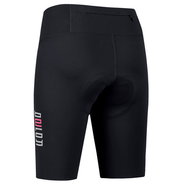 4D Padded Bike Shorts Women with Zipper Pockets Cycling Bicycle Biking Riders Shorts for Long Distance