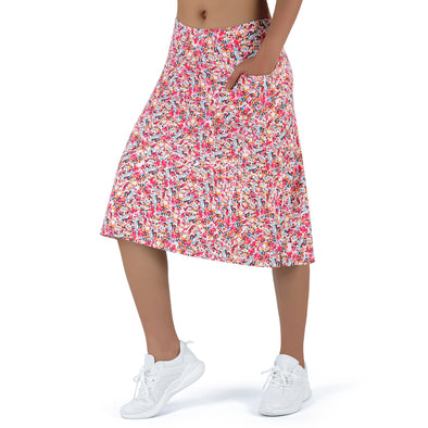 Women's Skorts Skirts 25" Knee Length Sports Casual Skirts Modest with shorts Tennis Golf Pickleball