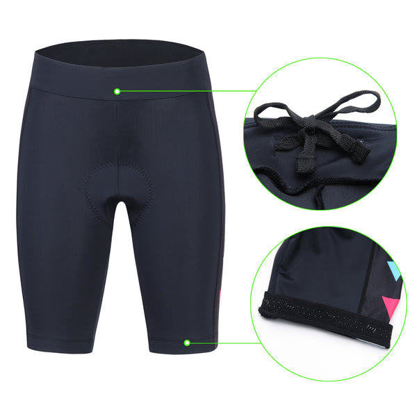 Beroy Women's Cycling Shorts with Gel Padding - Black