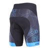 3D Gel Padded Bike Shorts Men - Blue