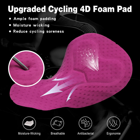 3D Chamois Padding Womens Cycling Shorts